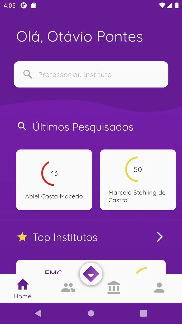 Tela do app Me Livra